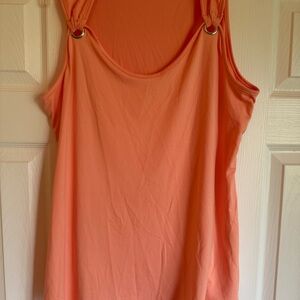 Women's Sleeveless Top in Coral